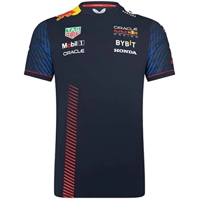 Afbeelding van Castore Red Bull Racing Set Up T shirt donkerblauw