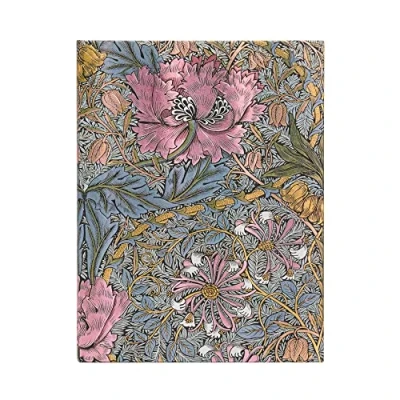 Afbeelding van Notitieboek Paperblanks Morris Pink Honeysuckle Ultra Gelinieerded