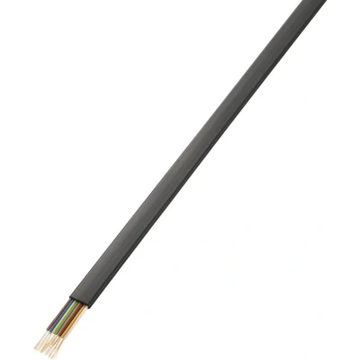 Afbeelding van TRU COMPONENTS 1572268 Telefoonkabel 10 x 0.08 mm² Zwart 50 m