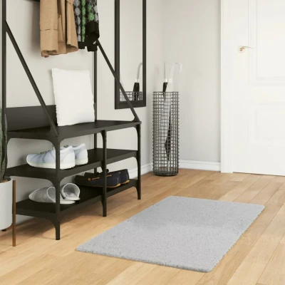 Afbeelding van Vloerkleed HUARTE laagpolig zacht wasbaar 60x110 cm grijs