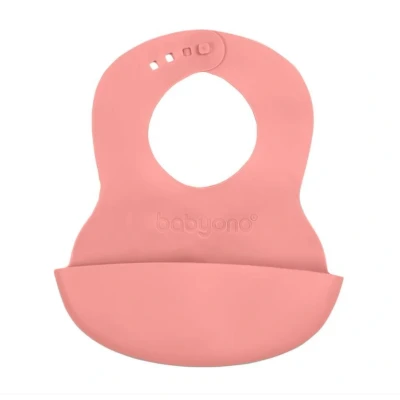 Afbeelding van Babyono Slabber Siliconen Roze