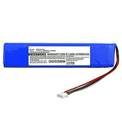Afbeelding van Reserveaccu voor JBL GSP0931134, JBLXTREME, Xtreme 7.4V Li Polymeer 5000mAh / 37.00Wh