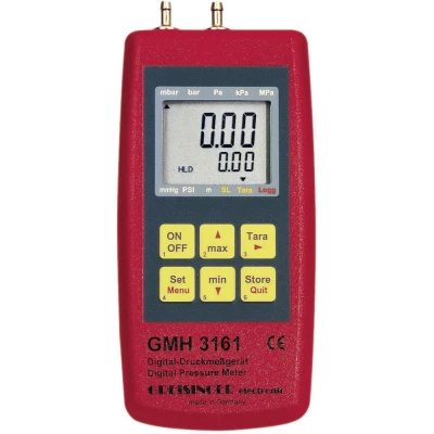Afbeelding van Greisinger GMH 3161 01 Gasdrukmeter Luchtdruk, Niet agressieve gassen, Corrosieve gassen 0.001 0.025 bar