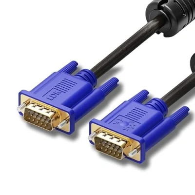 Afbeelding van VGA kabel 3M, naar adapterkabel M/M verlengsnoer, 1080P Full HD computermonitorleiding, vergulde mannelijke draad voor computer, pc, laptops, tv, projectoren, display (3m)