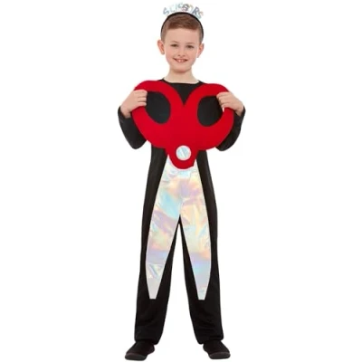Afbeelding van Scissors Costume, Black &amp; Red, Tunic Headband, (S M)