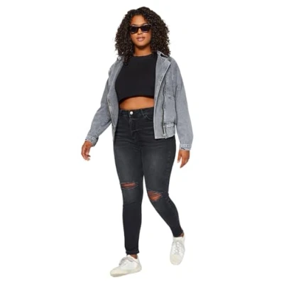 Afbeelding van Trendyol TBBSS23CJ00014 Volwassenen Vrouwen Zwart 42
