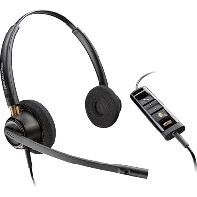 Afbeelding van POLY EncorePro 525 Microsoft Teams Certified Stereo met USB A Headset