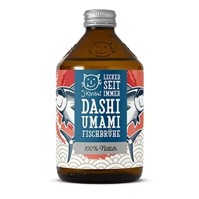 Afbeelding van J.Kinski BIO Dashi visbouillon (6 x 525 ml) Umami visafkooksel van tonijn en wakame algen, voorzichtig bereid zonder additieven of conserveringsmiddelen, paleo ketogeen dieet