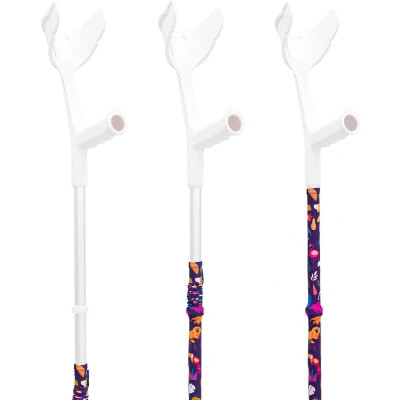 Afbeelding van MyCover Kleurrijke Dieren Trendy hoes voor krukken en wandelstokken, past op elke kruk of wandelstok, elastische stof, wasbaar 40C, verschillende patronen