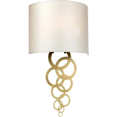 Afbeelding van Elstead Lighting LED Wandlamp Curtis 1X E27 Max 60W Aged Brass
