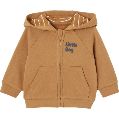 Afbeelding van Vertbaudet Sweater met rits en capuchon baby