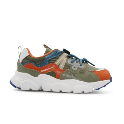 Afbeelding van Flower Mountain Babyschoenen voor kinderen, Maat: 27, Grün blau Imitatieleer/ textiel