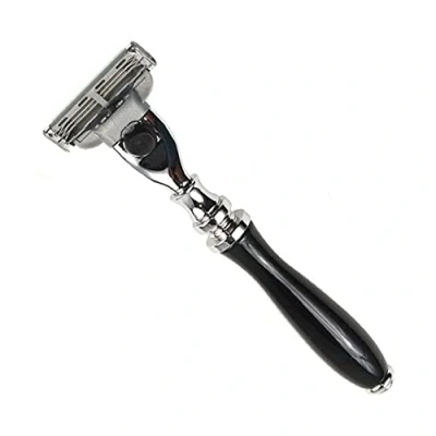 Afbeelding van Parker Mach 3 compatibele Razor zwarte harshandgreep model 111B M3