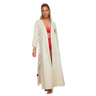 Afbeelding van Trendyol Vrouwen Bell mouw Double breasted Kimono &amp; Kaftan