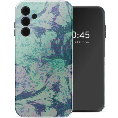 Afbeelding van Samsung Galaxy A15 (5G) Hoesje Kunststof Selencia Hardcase/Backcover Fresh Paint Green Telefoonhoesje