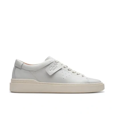 Afbeelding van Clarks Swift Sneakers laag, Heren, Maat: 44, White Leer