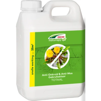 Afbeelding van Dcm Naturapy Anti Onkruid Mos Terras Gebruiksklaar Algen Mosbestrijding 2.5 l