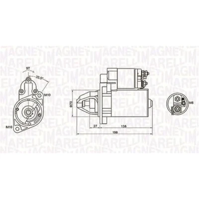 Afbeelding van Magneti Marelli Starter 063721283010