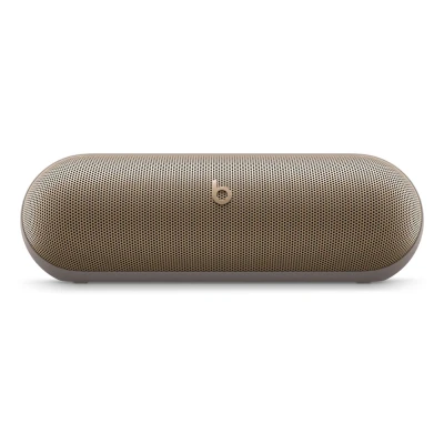 Afbeelding van Beats Pill bluetooth luidspreker en draagbare oplader via USB C, tot 24 uur batterijduur, waterbestendig volgens IP67 norm, compatibel met Apple Android, ingebouwde microfoon bruisend goud