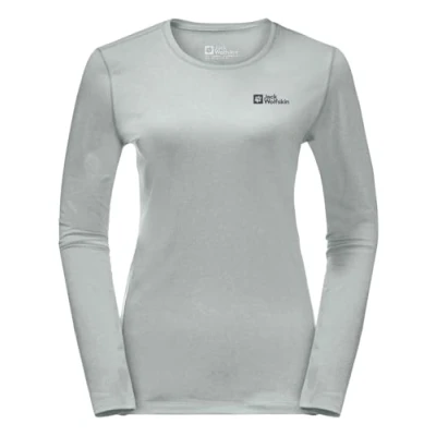 Afbeelding van Jack Wolfskin Dames Sky Thermal L/S W wandelshirt, Grijs, L