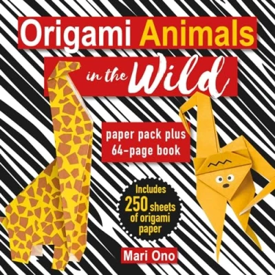 Afbeelding van Origami Animals in the Wild: Paper Block Plus 64 Page Book