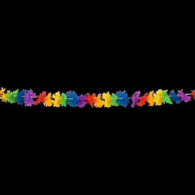 Afbeelding van Regenboog bloemenslinger 3m