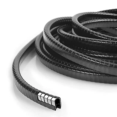 Afbeelding van URAQT Auto Beschermstrips, Randbescherming Autodeur, Rubberen Autodeur Beschermer met U Vorm, Strip Bumper Rubber Verzegelde Auto, Zwart