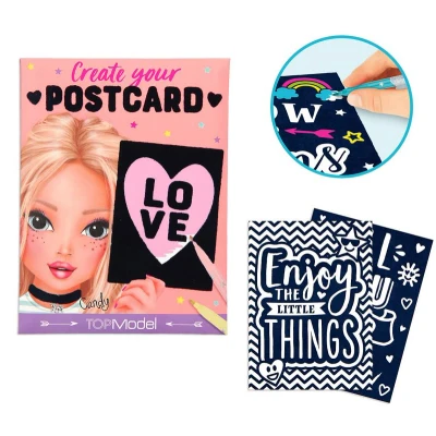 Afbeelding van TOPModel Create Your Postcard VELVET