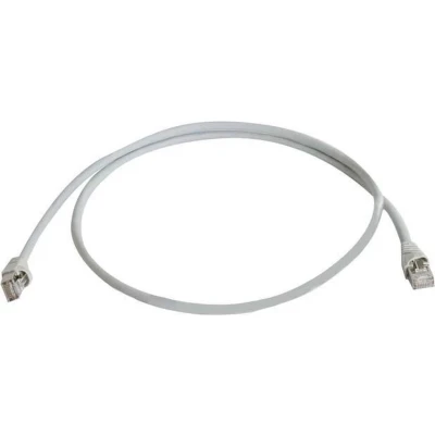 Afbeelding van Telegärtner L00006A0035 RJ45 Netwerkkabel, patchkabel CAT 6A S/FTP 50.00 m Grijs Vlambestendig, Snagless, Vlambestendig