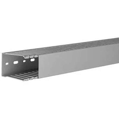Afbeelding van Hager tehalit dng bedradingskoker hxbxl 75x50x2000mm doorsnede 3015mm2 bodemperforatie steengrijs ral7030 dng7505007030b