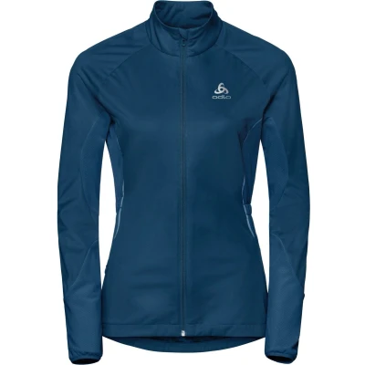 Afbeelding van Odlo Jacket Zeroweight Windproof Warm Hardloopjas Dames Poseidon