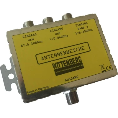 Afbeelding van Wittenberg Antennen 3 in 1 Antenne splitter FM, DAB+, UHF