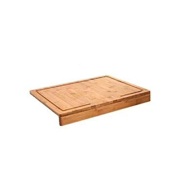 Afbeelding van Snijplank met stoprand 45 x 34 cm van bamboe hout Snijplanken