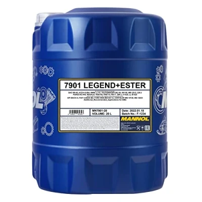 Afbeelding van MANNOL Legend + Ester 0W 40 API SN/CF motorolie