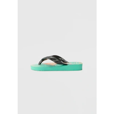 Afbeelding van Havaianas Kids Top Fun Flip Flop, Virtueel Groen/Zwart, 12/13 UK Kind, Groen Zwart, Child