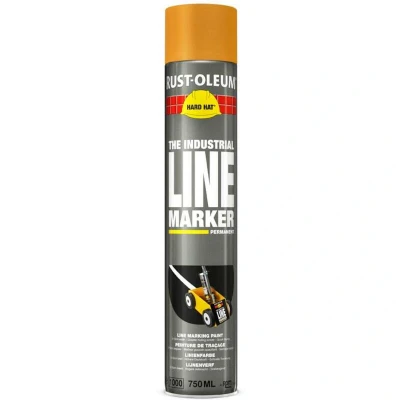 Afbeelding van rust oleum hard hat lijnenspuitbus geel 750 ml