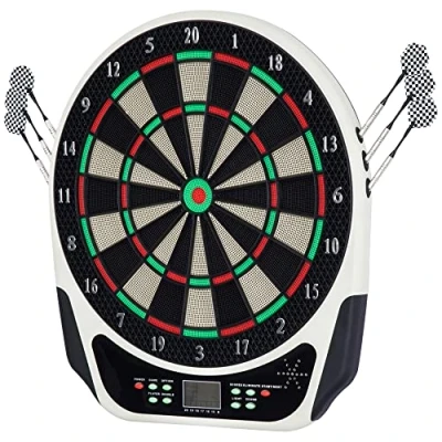Afbeelding van HOMCOM dartbord elektronisch dart dartspel 6 darts 8 spelers 5550 4363