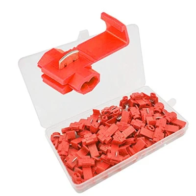 Afbeelding van Senven 60 stuks Schotse vergrendeling draad snelconnector terminal, draadconnector, rood