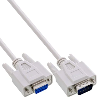 Afbeelding van Premium seriële RS232 verlengkabel 9 pins SUB D (m) (v) / gegoten connectoren 20 meter