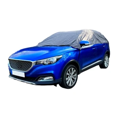 Afbeelding van Sakura SS5385 Extra Large Grey Car Top Cover Vorstbescherming Waterbestendig Universeel Easy Fit Kies uit 4 maten, grijs