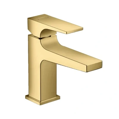 Afbeelding van Hansgrohe wastafelmengkraan 100 metropol 1 greeps gepolijst goud optiek 32500990