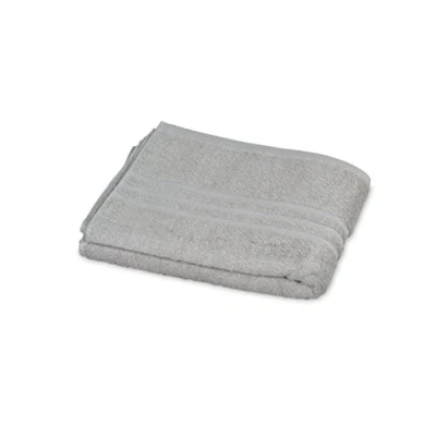 Afbeelding van Gözze Elegante saunahanddoek, Sylt, 100% katoen, dichte basisstof (440 g/m²), 70 x 200 cm zilver