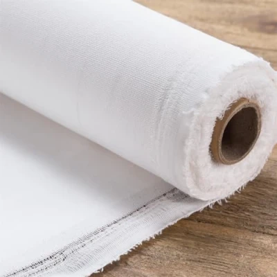 Afbeelding van CANVAS op ROL BK Premium, 100% katoen, 280 g/m², 1,6x10 m klaar om te schilderen, gegrond met gesso