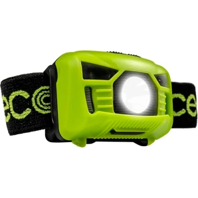 Afbeelding van Luceco LILH15P65 01 LED hoofd zaklamp oplaadbaar, 3 watt, 150 lumen, zwart en groen