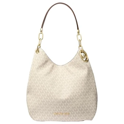 Afbeelding van Michael Kors Lillie Chain TOTE Shopper, Dames, Maat: One Size, Vanilla/acrn