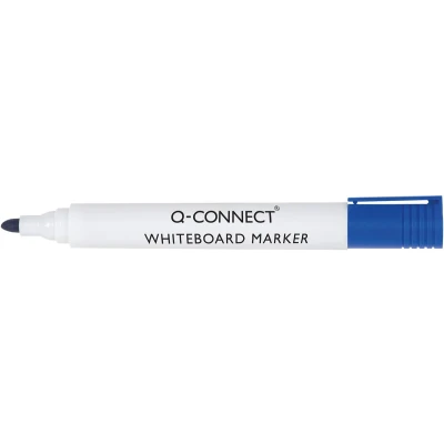 Afbeelding van Q connect Whiteboardmarker, 2 3 Mm, Ronde Punt, Blauw Whiteboardmarker