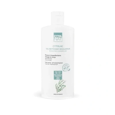 Afbeelding van Cytolac Reinigingsgel Verzorging voor de gevoelige huid met neiging tot acne Gezicht en rug Reinigt mild Bestrijdt overtollig talg Zeepvrij 250 ml Cytolnat