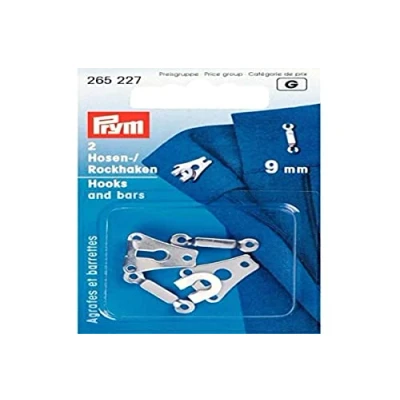 Afbeelding van Prym Broekhaken 9 mm 2 stuks