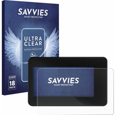 Afbeelding van Savvies Screenprotector voor Shimano Steps SC EN600 Folie Beschermfolie transparant (18 Stuks)