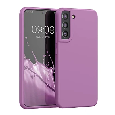Afbeelding van kwmobile telefoonhoesje compatibel met Samsung Galaxy S22 Plus hoesje Zachte case voor smartphone Back cover in orchidee paars
